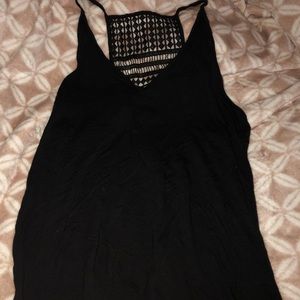 Black tank top